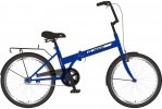 Велосипед 20' складной NOVATRACK TG темно-бирюзовый, тормоз V-brake, 6 ск. 20 NFTG 306 SV.BL 20